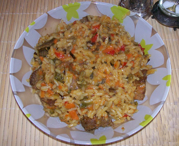 М'ясо з рисом