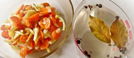 Маринад білий з овочами
